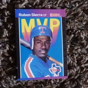 Ruben Sierra MVP trading card